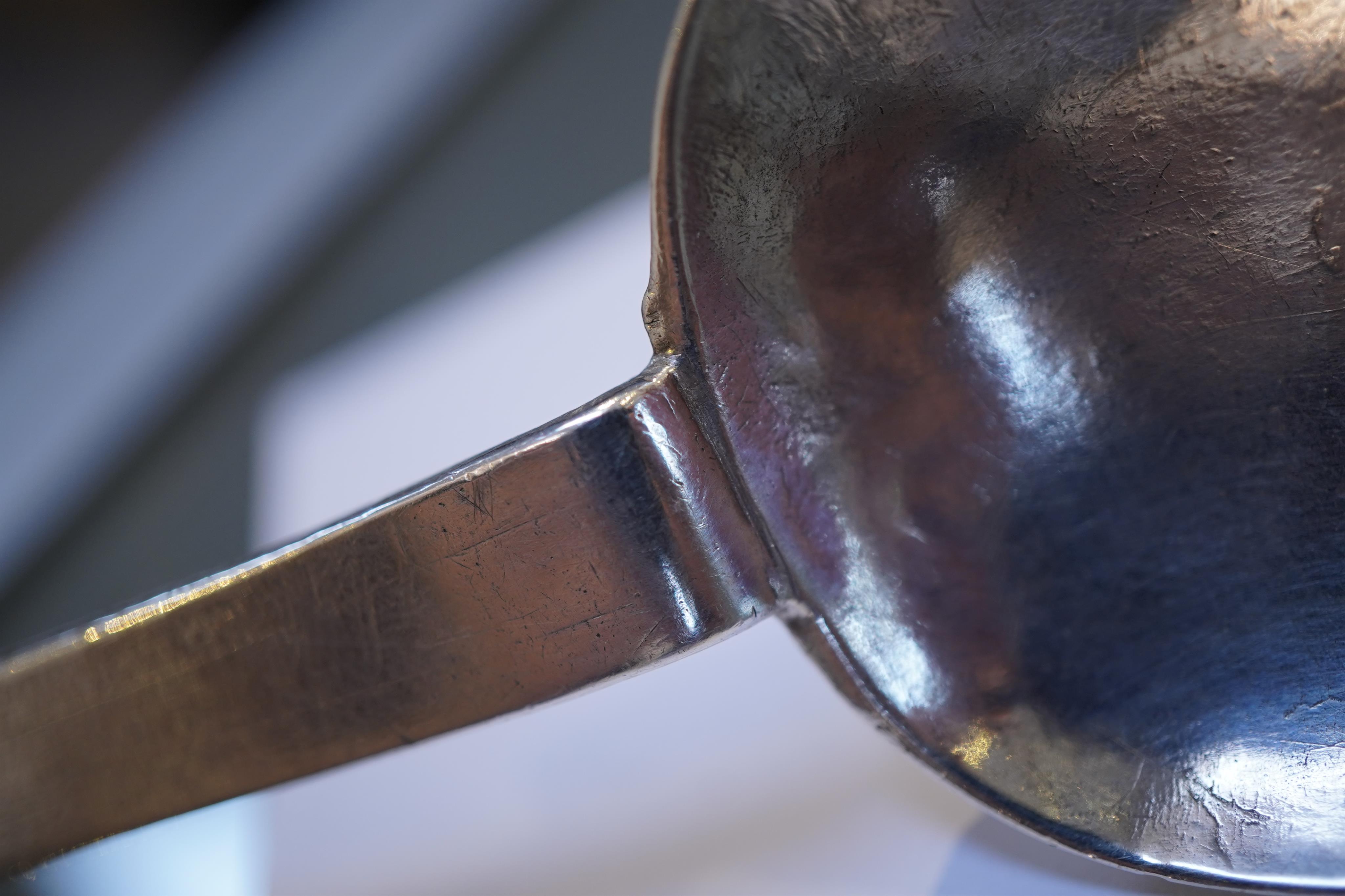 A rare late Charles II provincial silver trefid spoon, by Nathaniel Bullen, Chester, circa 1680